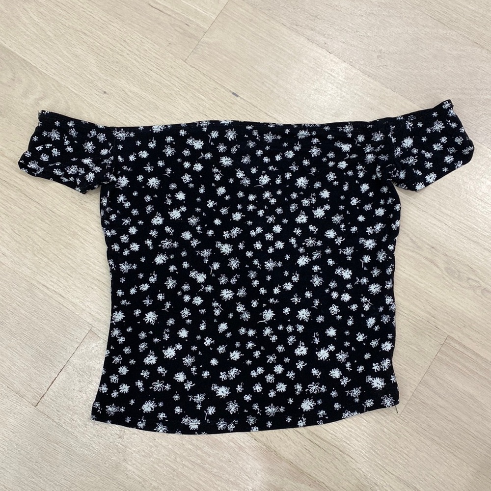 Garage Small - Flower Strapless Top
